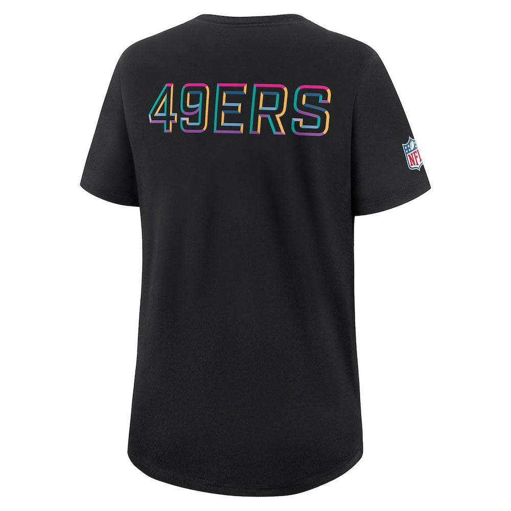 San Francisco 49ers Women's 2025 NFL Crucial Catch Tri-Blend Dri-FIT T-Shirt - Black | Nike online