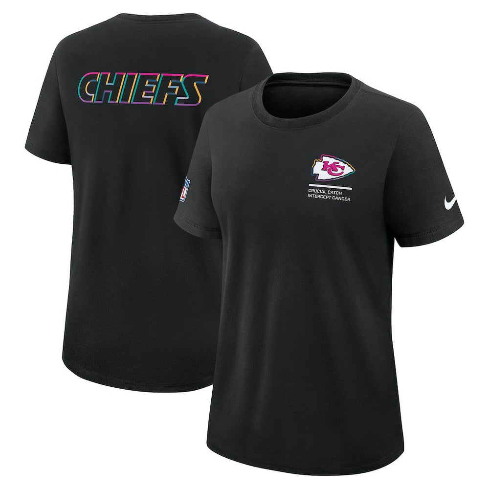 Kansas City Chiefs Women's 2025 NFL Crucial Catch Tri-Blend Dri-FIT T-Shirt - Black | Nike online
