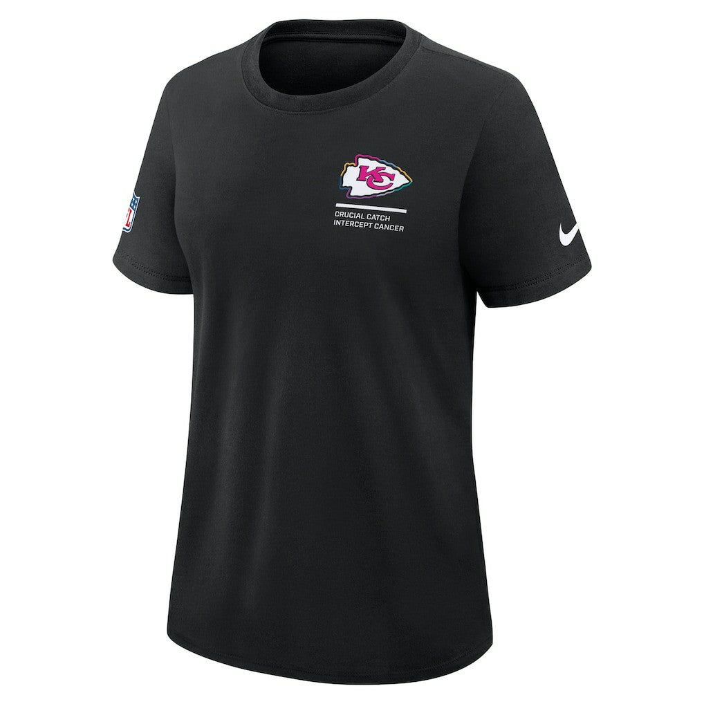 Kansas City Chiefs Women's 2025 NFL Crucial Catch Tri-Blend Dri-FIT T-Shirt - Black | Nike online