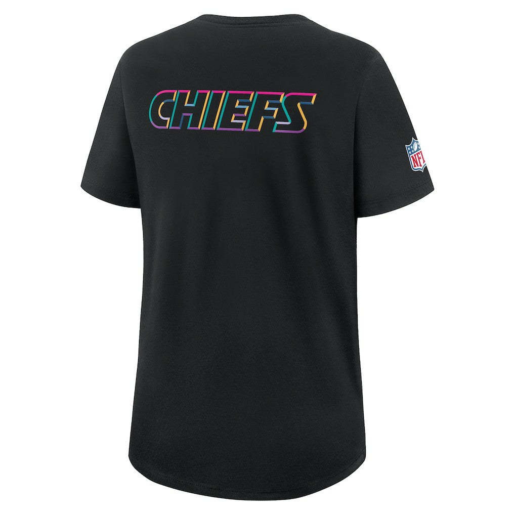 Kansas City Chiefs Women's 2025 NFL Crucial Catch Tri-Blend Dri-FIT T-Shirt - Black | Nike online