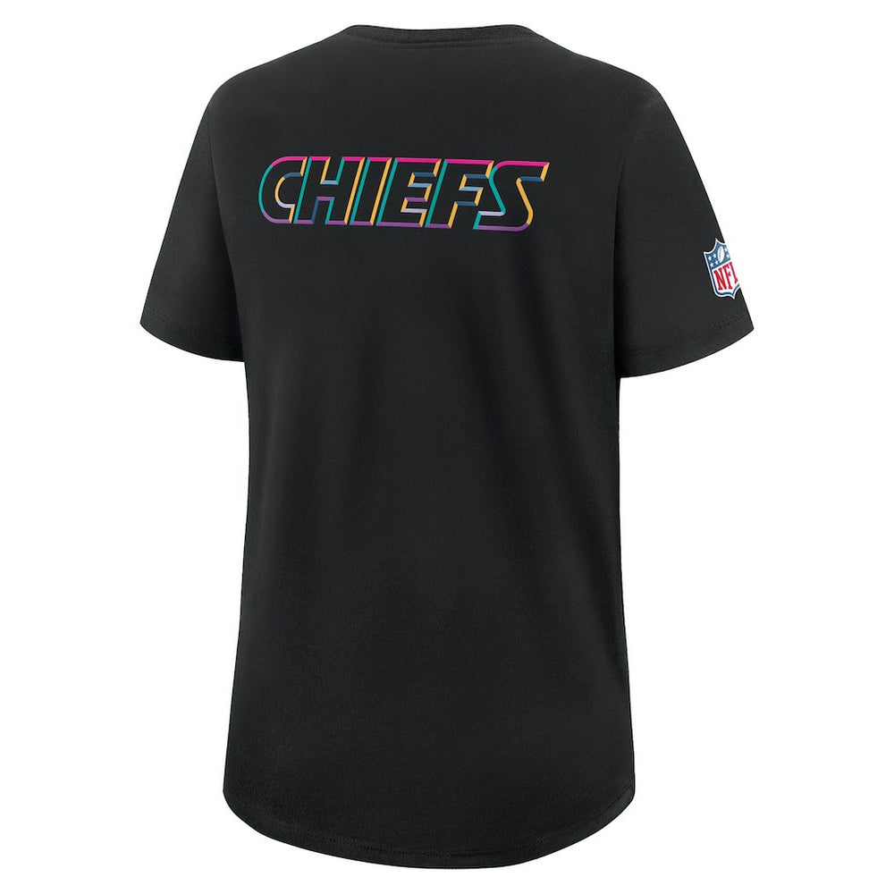 Kansas City Chiefs Women's 2025 NFL Crucial Catch Tri-Blend Dri-FIT T-Shirt - Black | Nike online