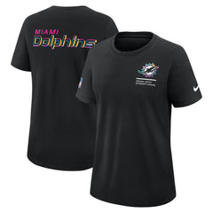 Miami Dolphins Women's 2025 NFL Crucial Catch Tri-Blend Dri-FIT T-Shirt - Black | Nike discount