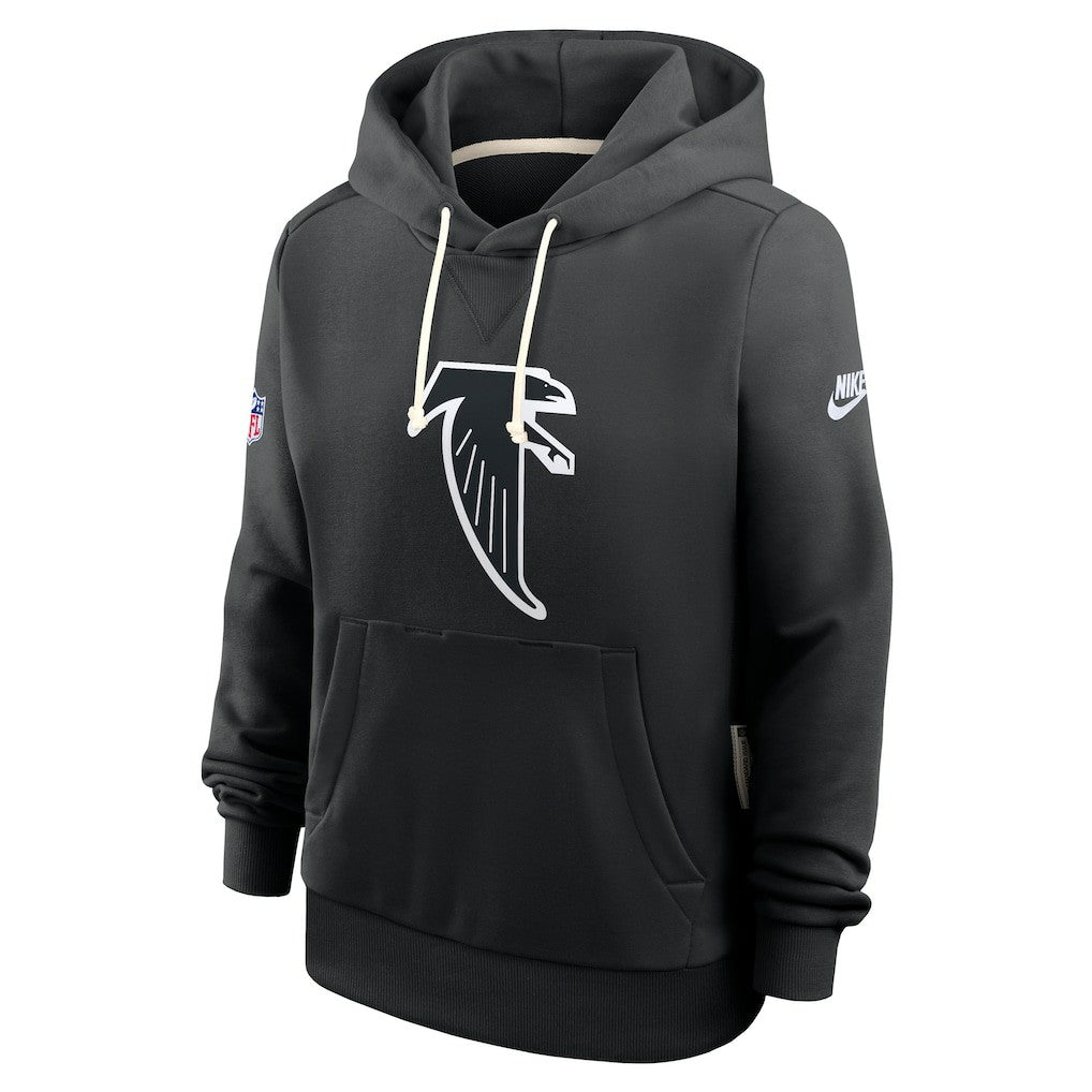 Atlanta Falcons Women's Throwback Sideline Standard Issue Dri-FIT Hoodie - Black | Nike sale
