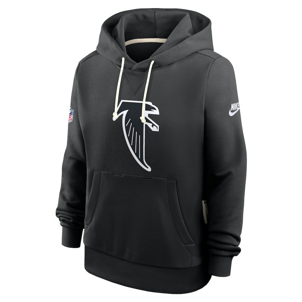 Atlanta Falcons Women's Throwback Sideline Standard Issue Dri-FIT Hoodie - Black | Nike sale