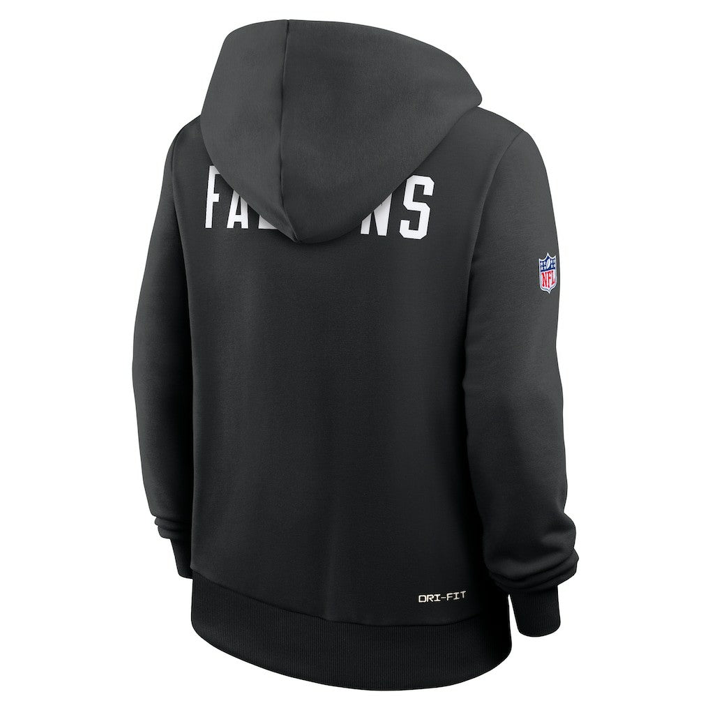 Atlanta Falcons Women's Throwback Sideline Standard Issue Dri-FIT Hoodie - Black | Nike sale