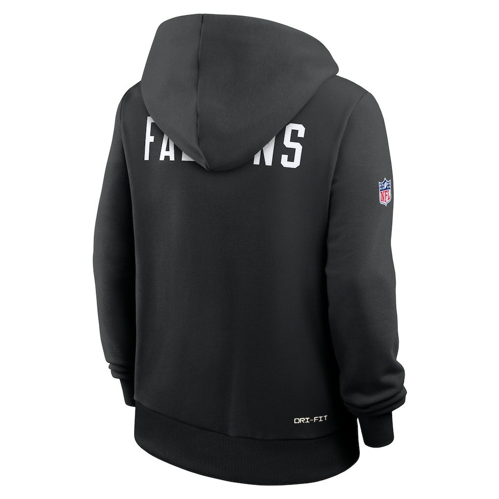 Atlanta Falcons Women's Throwback Sideline Standard Issue Dri-FIT Hoodie - Black | Nike sale