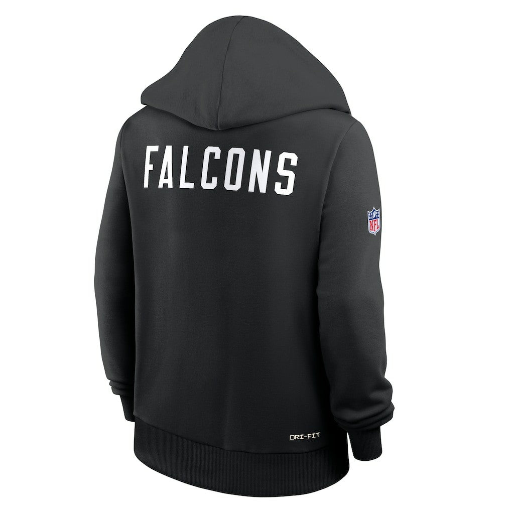 Atlanta Falcons Women's Throwback Sideline Standard Issue Dri-FIT Hoodie - Black | Nike sale
