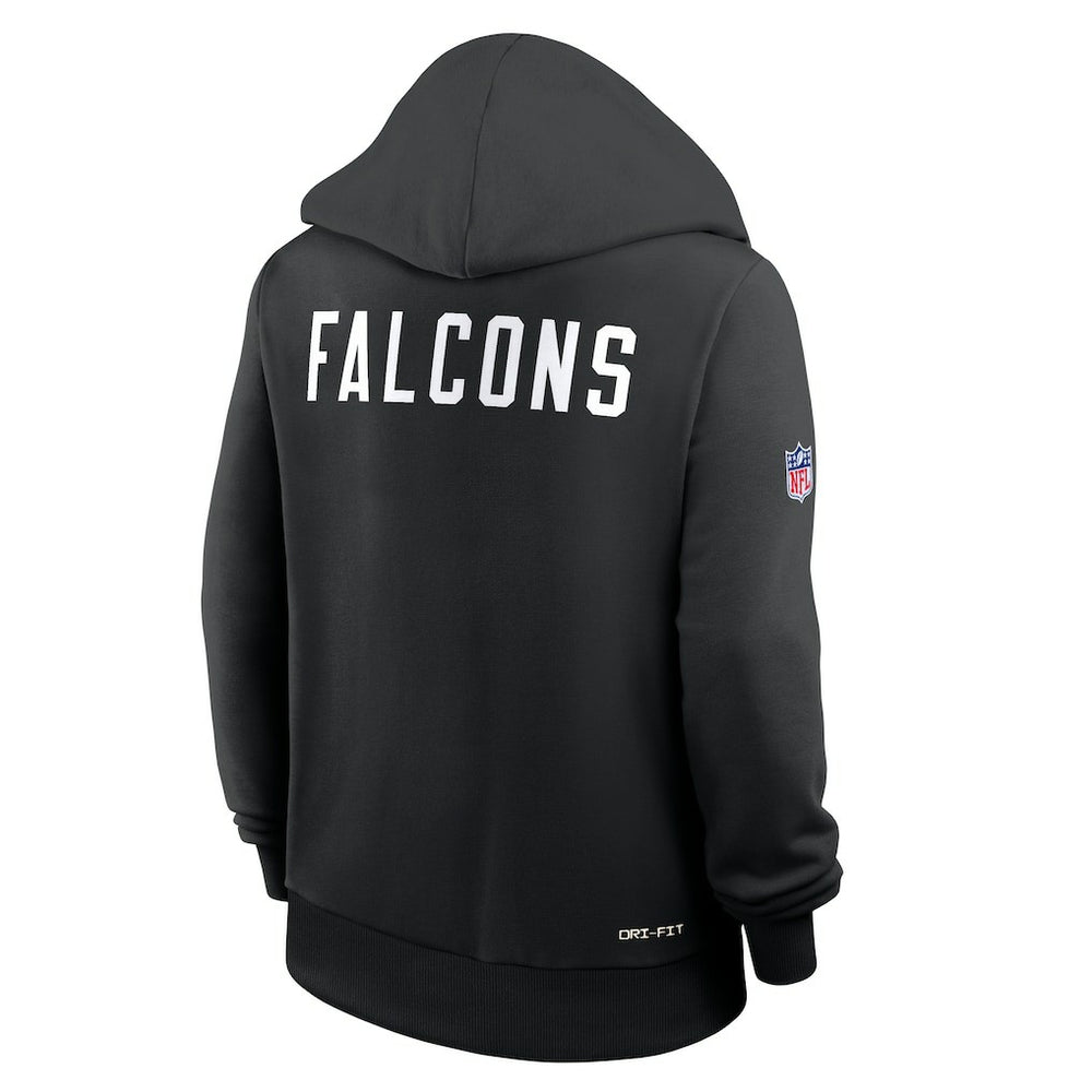 Atlanta Falcons Women's Throwback Sideline Standard Issue Dri-FIT Hoodie - Black | Nike sale