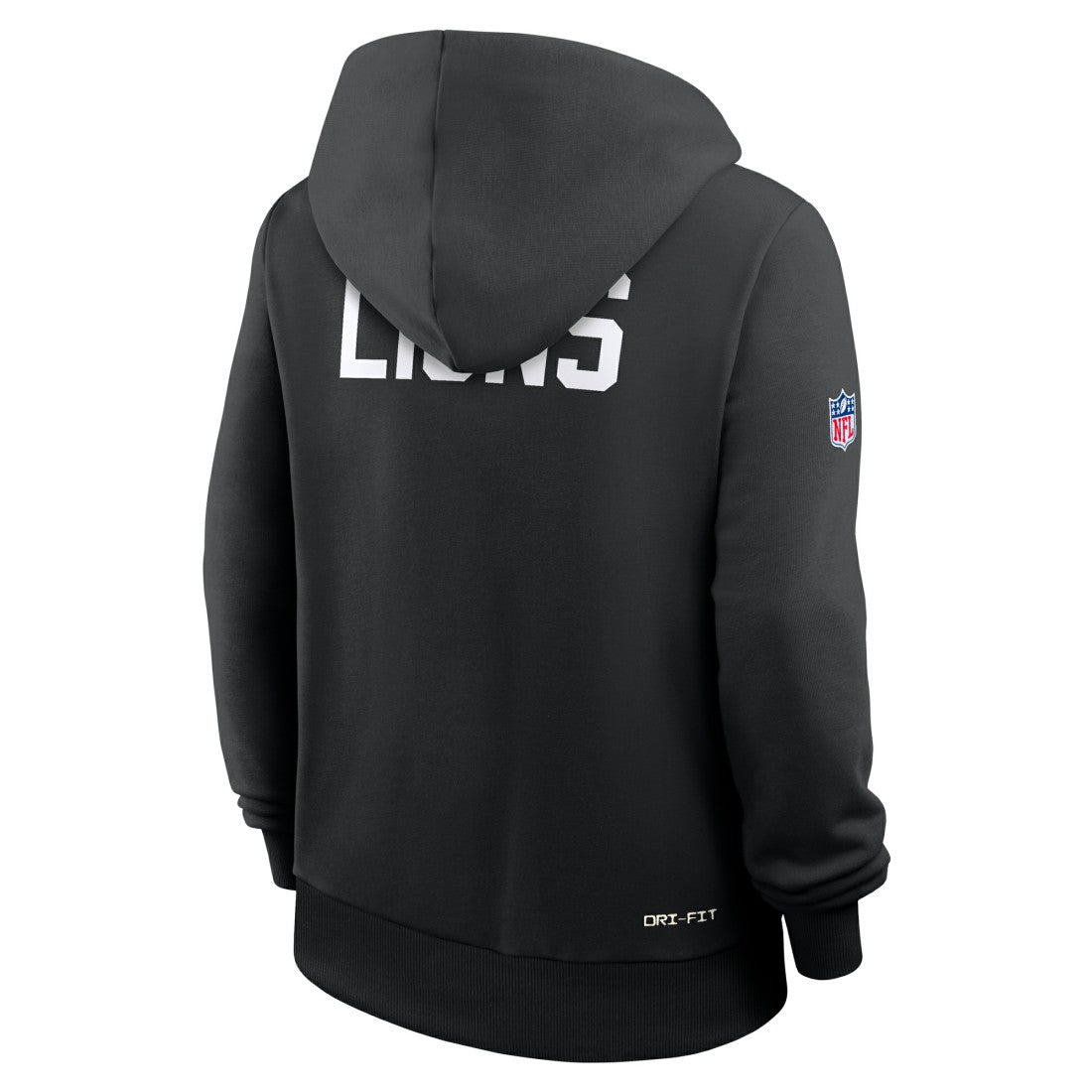 Detroit Lions Women's Throwback Sideline Standard Issue Dri-FIT Hoodie - Black | Nike sale