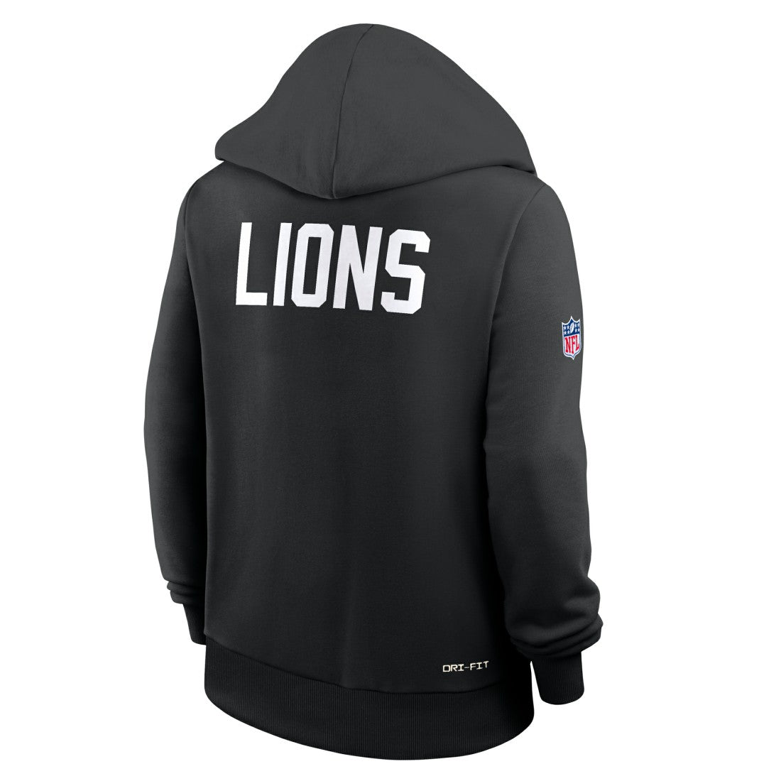 Detroit Lions Women's Throwback Sideline Standard Issue Dri-FIT Hoodie - Black | Nike sale