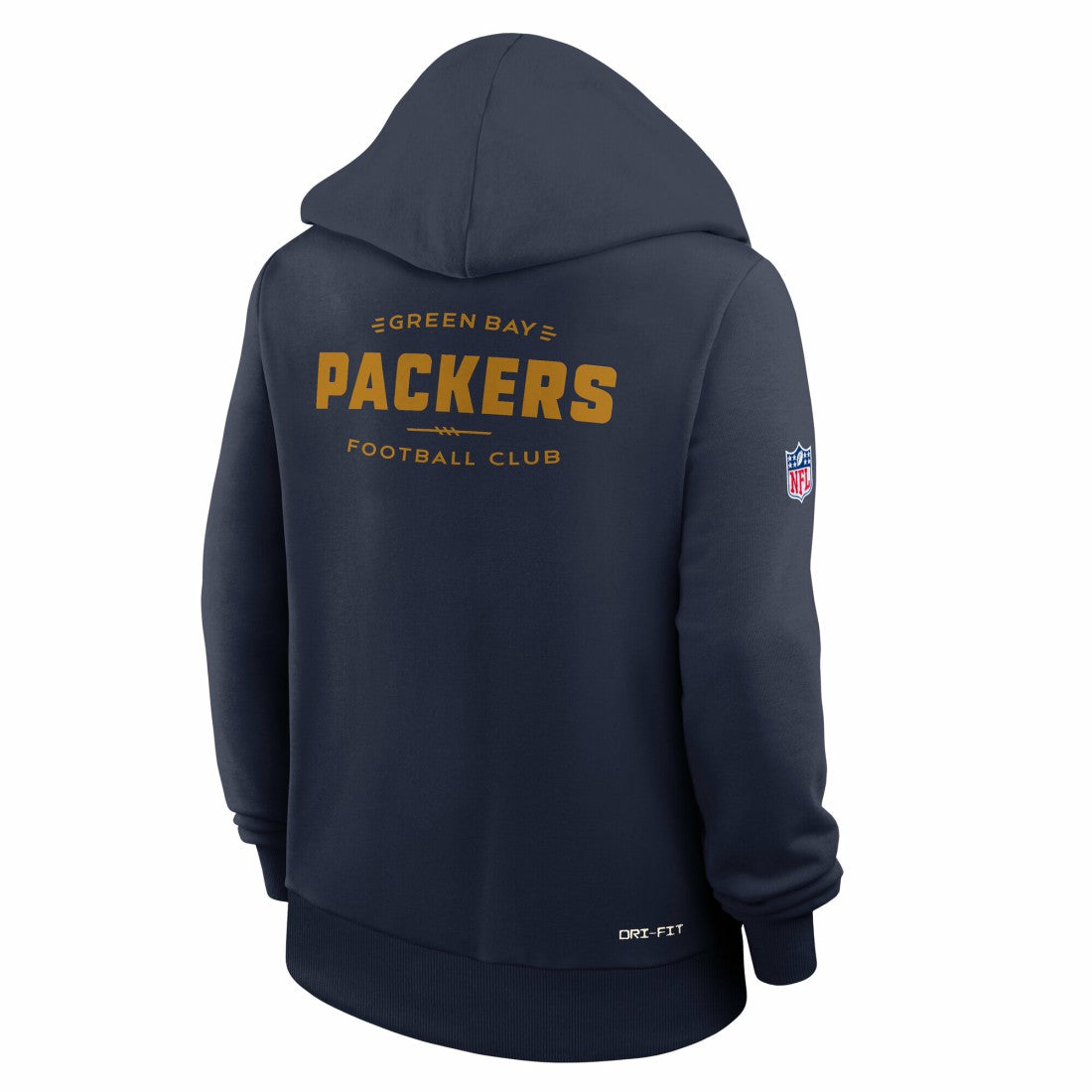 Green Bay Packers Women's Sideline Standard Issue Dri-FIT Hoodie - Navy | Nike outlet