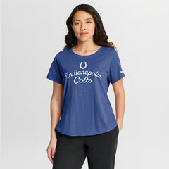 Indianapolis Colts Women's Script Tri-Blend T-Shirt - Royal | Nike for sale