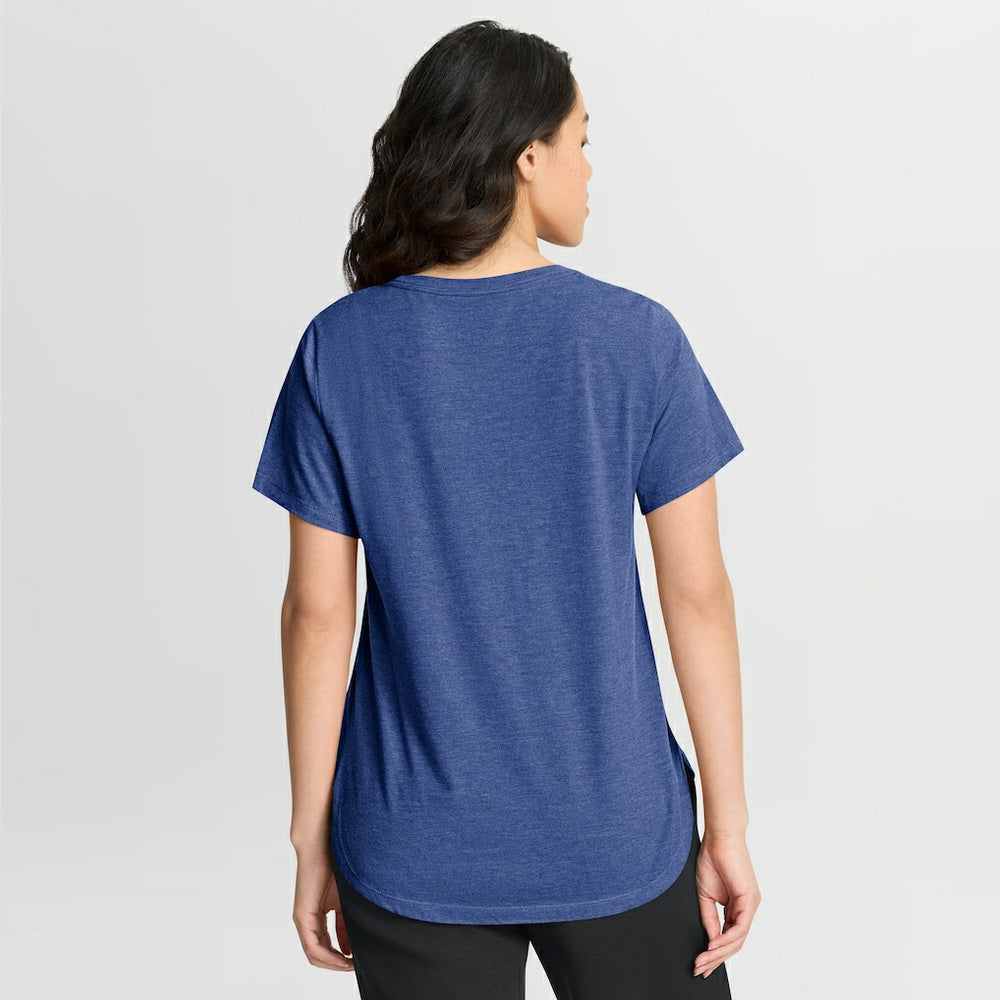 Indianapolis Colts Women's Script Tri-Blend T-Shirt - Royal | Nike for sale