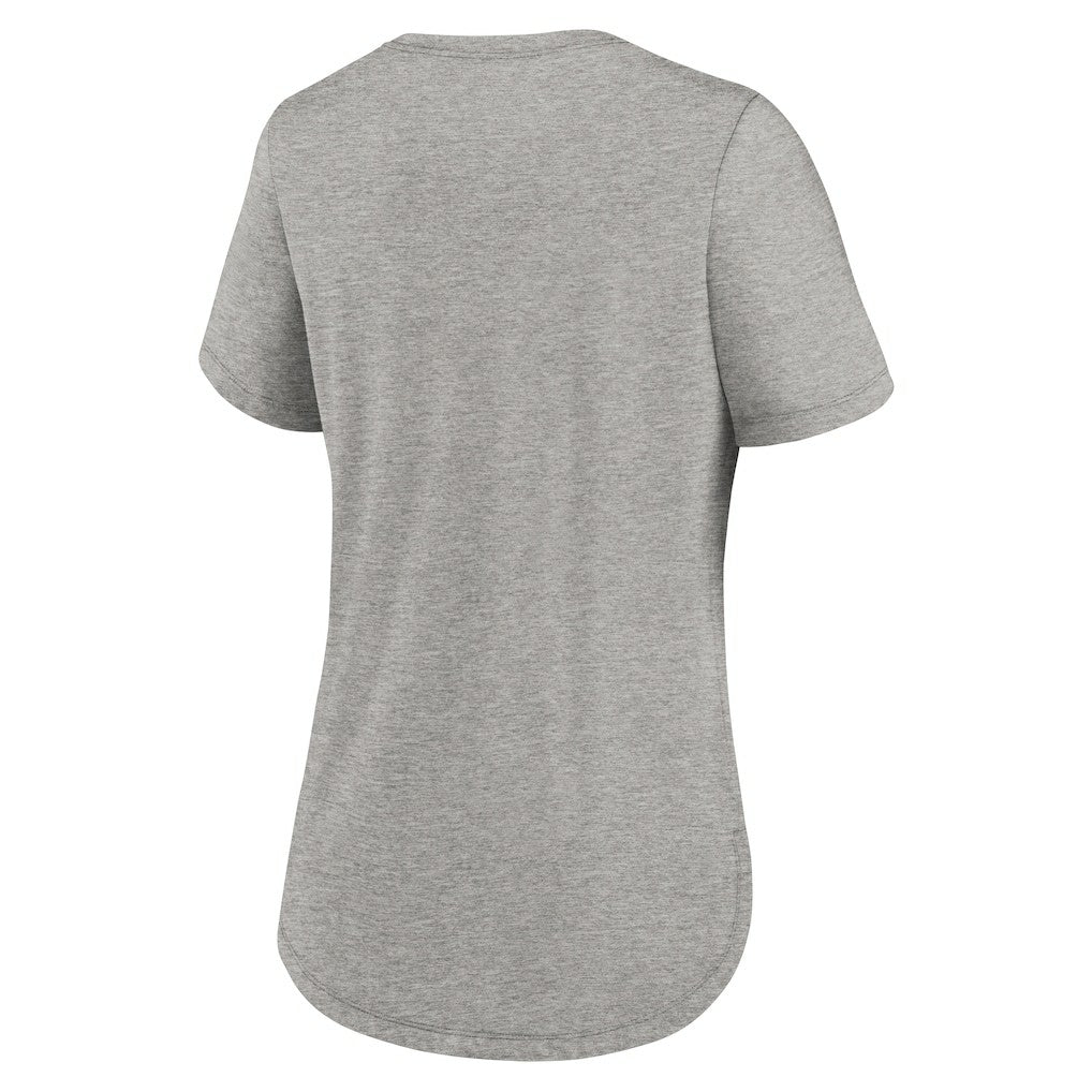 Cleveland Browns Women's Script Tri-Blend T-Shirt - Gray | Nike for sale