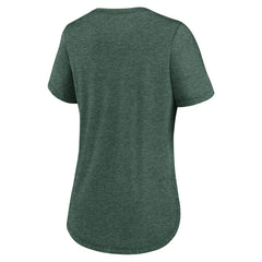 Green Bay Packers Women's Script Tri-Blend T-Shirt - Green | Nike for sale