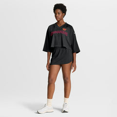Washington Commanders Women's Primetime Cropped Mesh Dri-FIT Fashion Jersey - Black | Nike sale