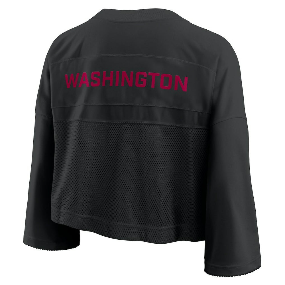Washington Commanders Women's Primetime Cropped Mesh Dri-FIT Fashion Jersey - Black | Nike sale