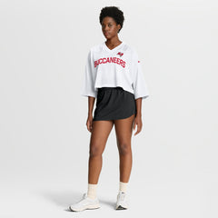 Tampa Bay Buccaneers Women's Primetime Cropped Mesh Dri-FIT Fashion Jersey - White | Nike discount