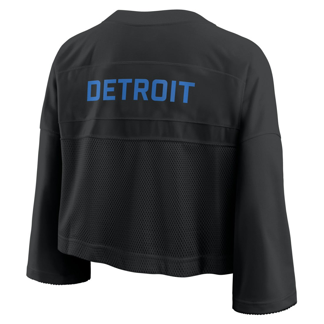 Detroit Lions Women's Primetime Cropped Mesh Dri-FIT Fashion Jersey - Black | Nike cheap