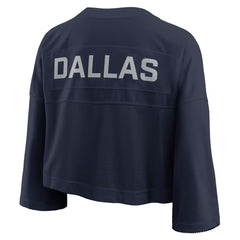 Dallas Cowboys Women's Primetime Cropped Mesh Dri-FIT Fashion Jersey - Navy | Nike online