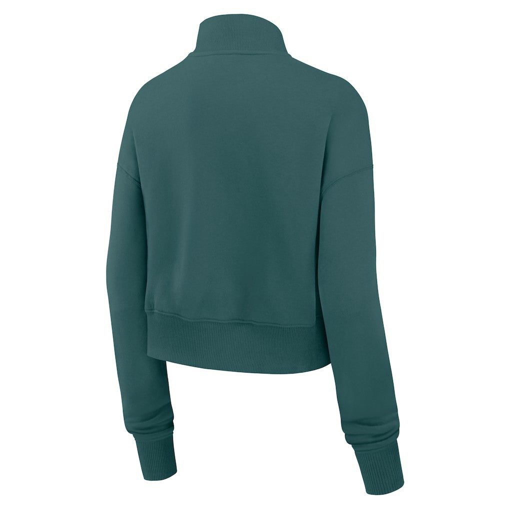 Philadelphia Eagles Women's Primetime Phoenix Half-Zip Sweatshirt - Midnight Green | Nike outlet