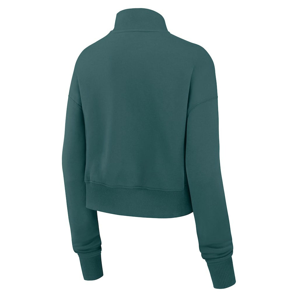 Philadelphia Eagles Women's Primetime Phoenix Half-Zip Sweatshirt - Midnight Green | Nike outlet