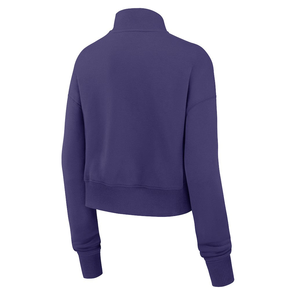 Baltimore Ravens Women's Primetime Phoenix Half-Zip Sweatshirt - Purple | Nike discount
