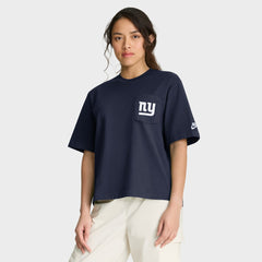 New York Giants Women's Rewind Pocket Boxy T-Shirt - Royal | Nike discount