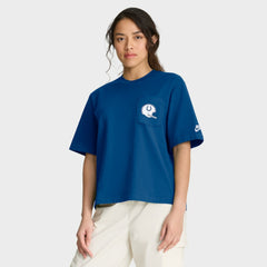 Indianapolis Colts Women's Rewind Pocket Boxy T-Shirt - Royal | Nike outlet