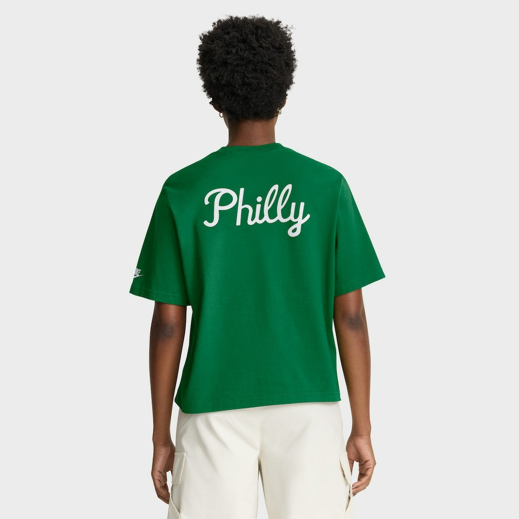 Philadelphia Eagles Women's Rewind Pocket Boxy T-Shirt - Kelly Green | Nike sale