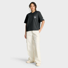 Las Vegas Raiders Women's Rewind Pocket Boxy T-Shirt - Black | Nike sale