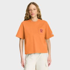 Tampa Bay Buccaneers Women's Rewind Pocket Boxy T-Shirt - Orange | Nike cheap
