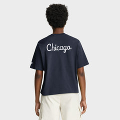 Chicago Bears Women's Rewind Pocket Boxy T-Shirt - Navy | Nike cheap