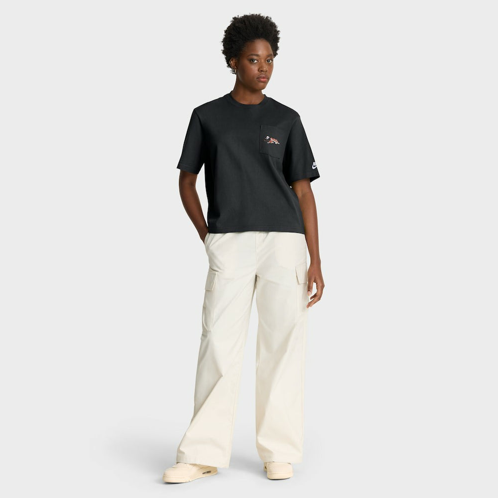 Cincinnati Bengals Women's Rewind Pocket Boxy T-Shirt - Black | Nike sale