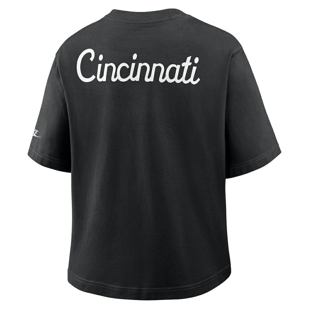 Cincinnati Bengals Women's Rewind Pocket Boxy T-Shirt - Black | Nike sale