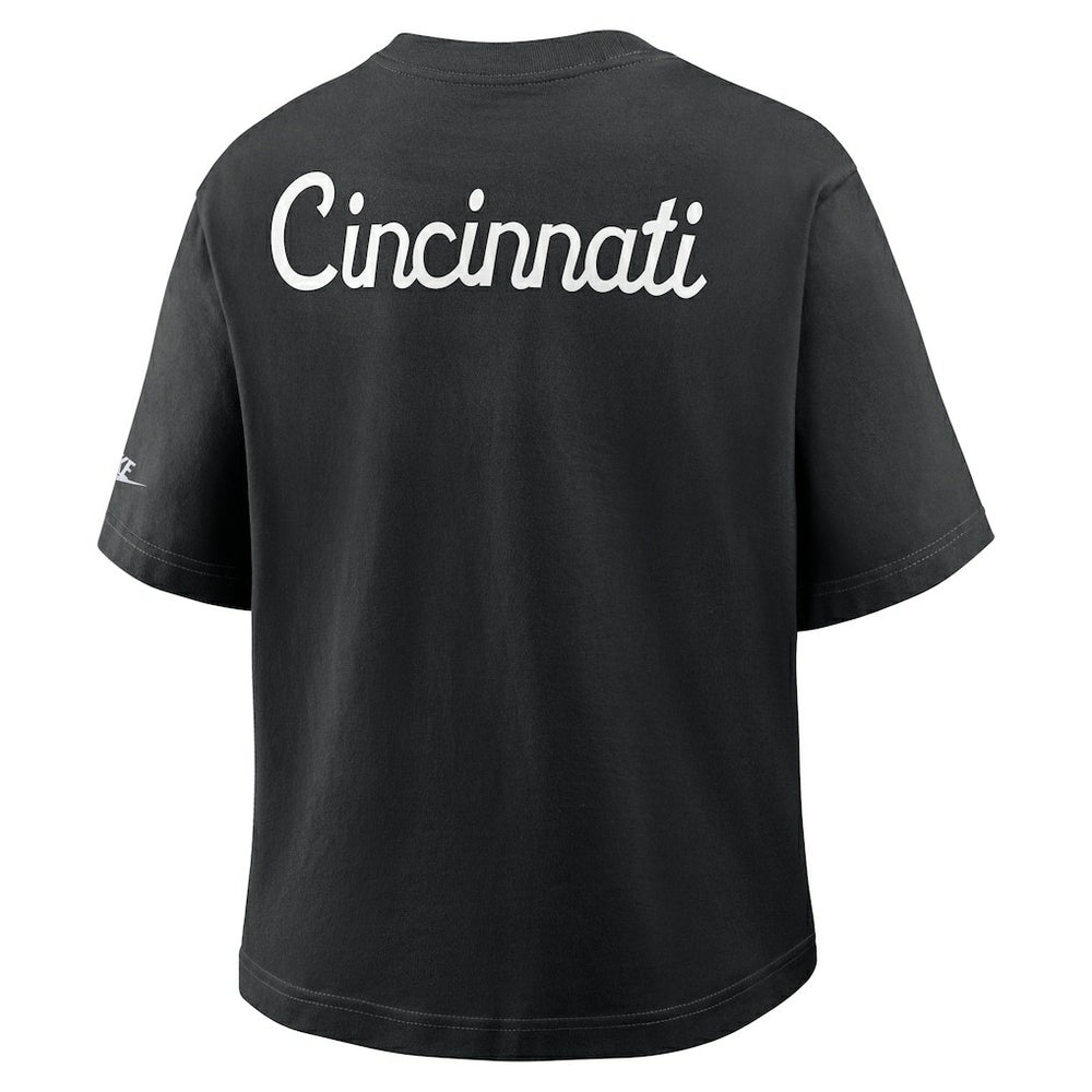 Cincinnati Bengals Women's Rewind Pocket Boxy T-Shirt - Black | Nike sale