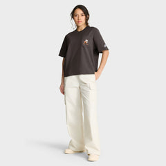 Cleveland Browns Women's Rewind Pocket Boxy T-Shirt - Brown | Nike for sale