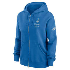 Detroit Lions Women's Phoenix Rewind Full-Zip Hoodie - Blue | Nike discount