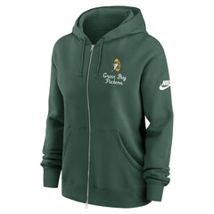Green Bay Packers Women's Phoenix Rewind Full-Zip Hoodie - Green | Nike online