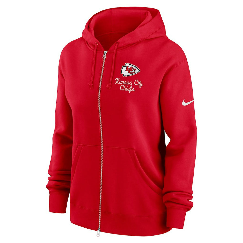 Kansas City Chiefs Women's Phoenix Rewind Full-Zip Hoodie - Red | Nike discount