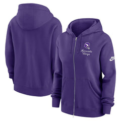 Minnesota Vikings Women's Phoenix Rewind Full-Zip Hoodie - Purple | Nike outlet