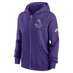 Minnesota Vikings Women's Phoenix Rewind Full-Zip Hoodie - Purple | Nike outlet