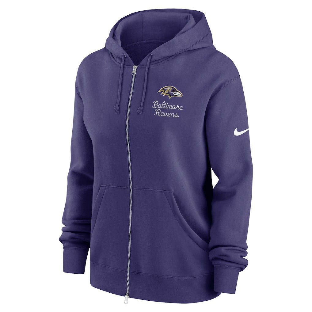 Baltimore Ravens Women's Phoenix Rewind Full-Zip Hoodie - Purple | Nike discount