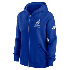Dallas Cowboys Women's Phoenix Rewind Full-Zip Hoodie - Navy | Nike cheap