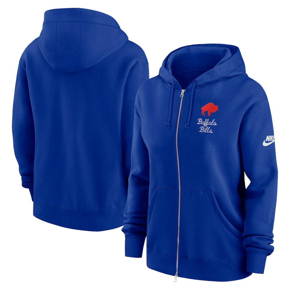 Buffalo Bills Women's Phoenix Rewind Full-Zip Hoodie - Royal | Nike cheap