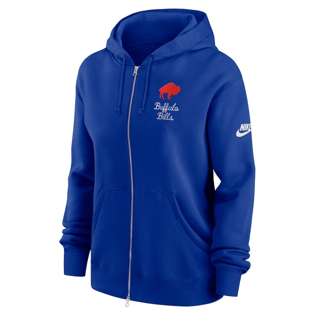 Buffalo Bills Women's Phoenix Rewind Full-Zip Hoodie - Royal | Nike cheap