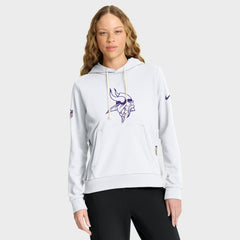 Minnesota Vikings Women's Alternate Logo Sideline Standard Issue Dri-FIT Hoodie - White | Nike discount