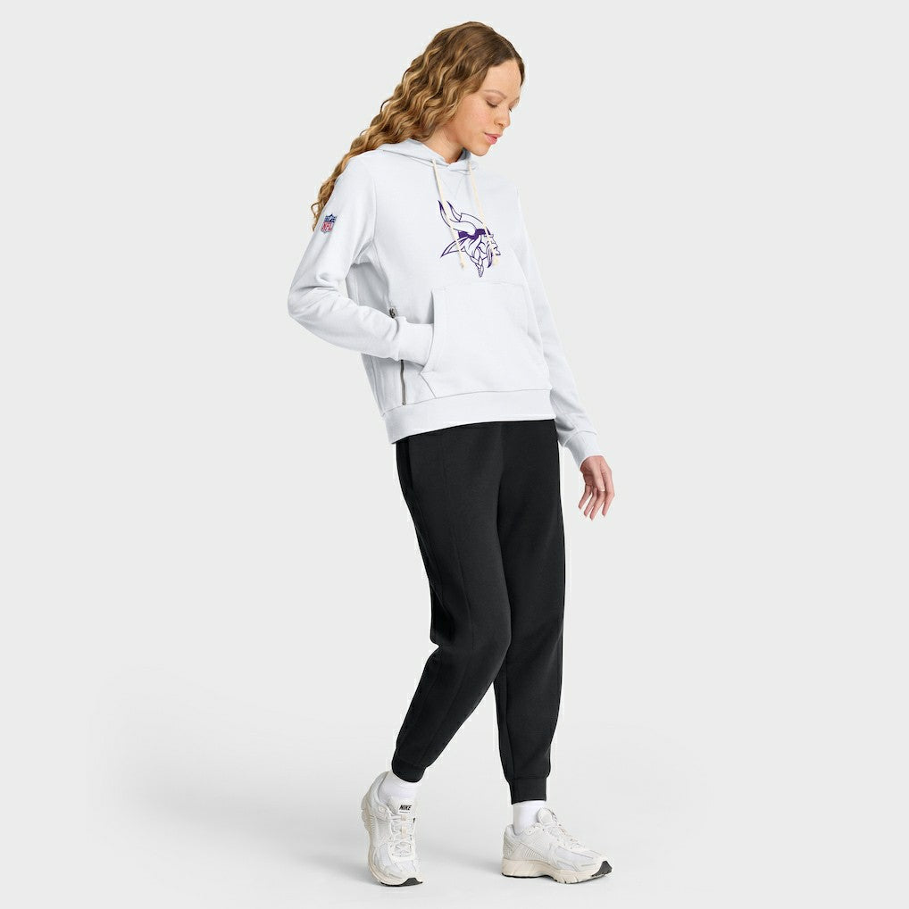 Minnesota Vikings Women's Alternate Logo Sideline Standard Issue Dri-FIT Hoodie - White | Nike discount