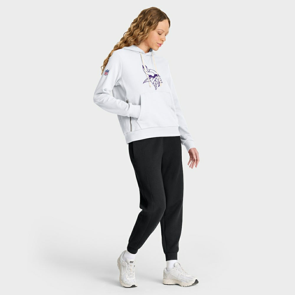Minnesota Vikings Women's Alternate Logo Sideline Standard Issue Dri-FIT Hoodie - White | Nike discount
