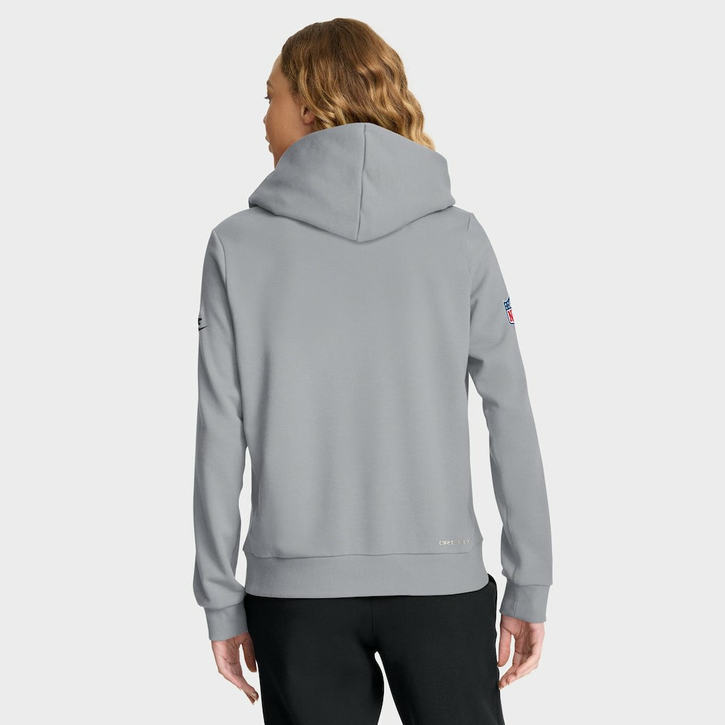Pittsburgh Steelers Women's 1933 Sideline Standard Issue Dri-FIT Hoodie - Gray | Nike for sale